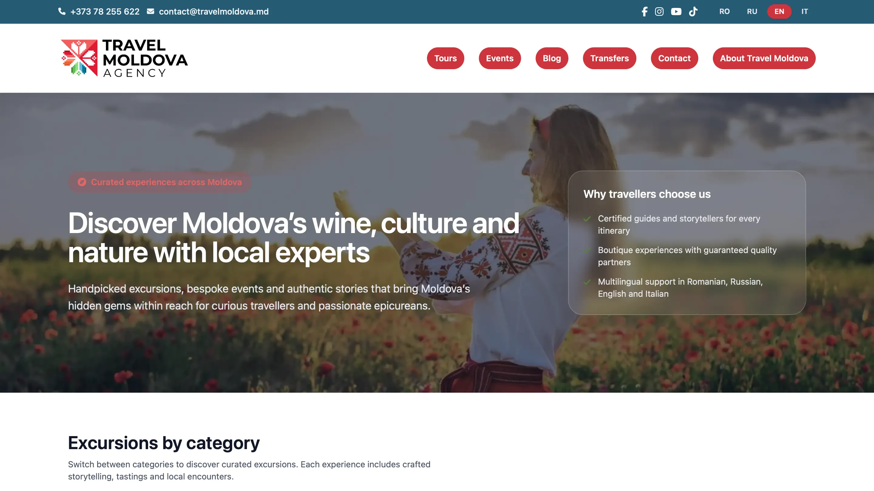 TravelMoldova.md – Platformă turistică pentru descoperirea Moldovei