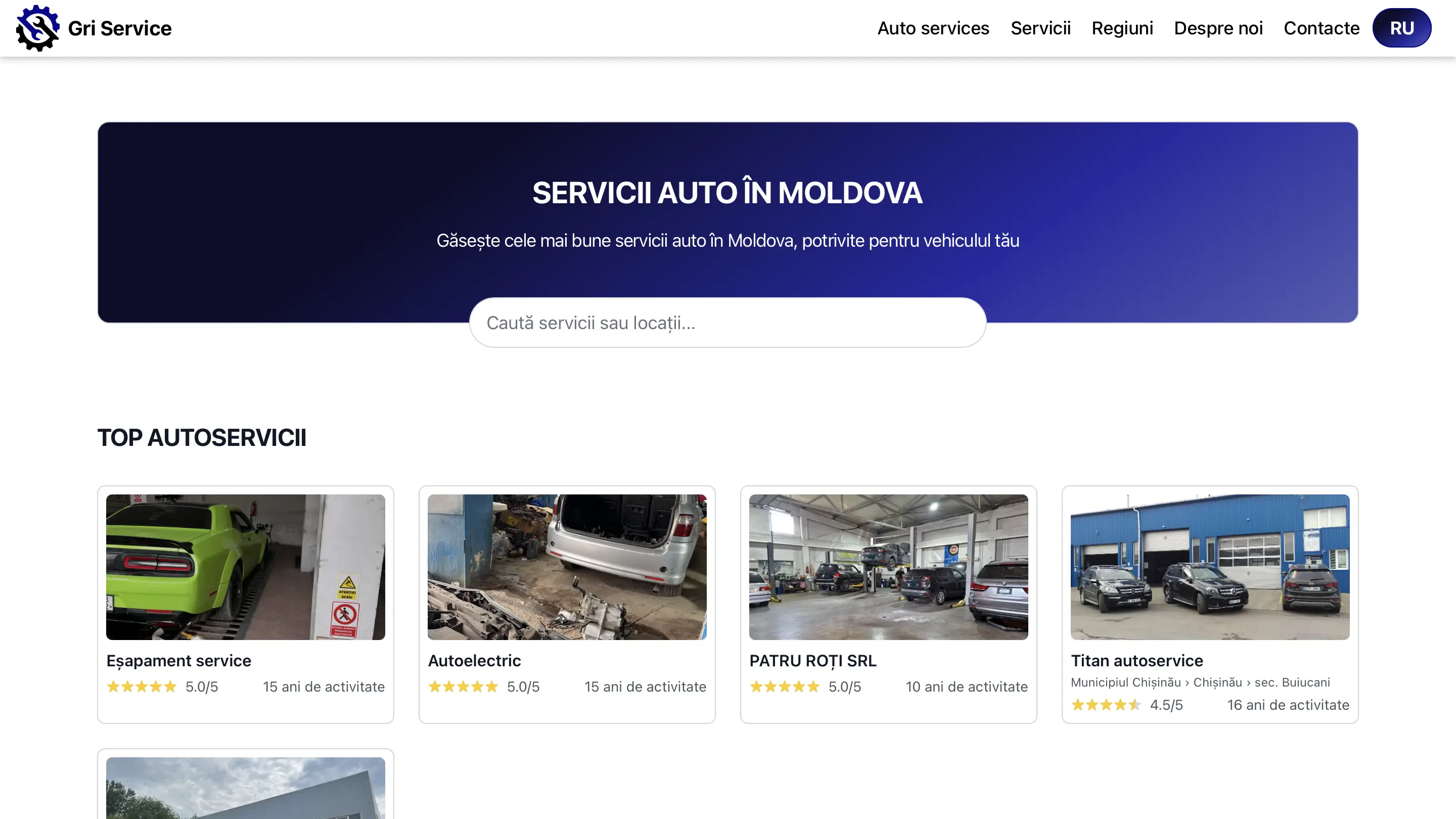 Griservice.md – Platformă pentru găsirea unui service auto potrivit